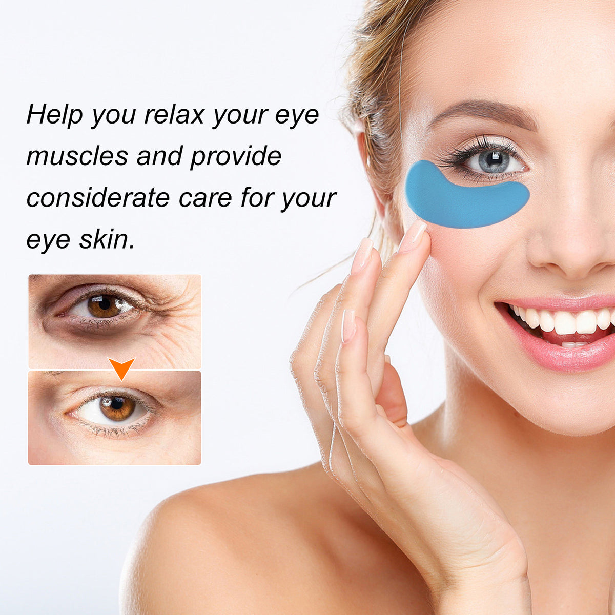 Moisturizing Eye Patch, Lightening Eye Lines, Anti-Wrinkle, Anti-Aging, Firming And Moisturizing Eye Skin