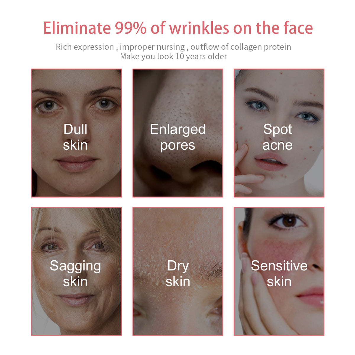 5 In 1 Facial Cream, Firming And Anti-Wrinkle Moisturizing Facial Skin Anti-Aging Cream